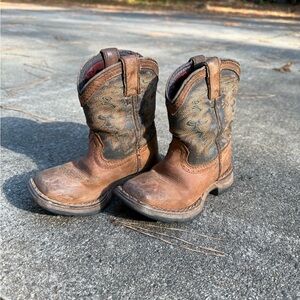 Lil Durango Western Boots for Kids- genuine leather